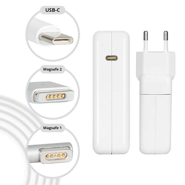 Fonte alimentação p/note Apple biv 65w BB24-MACB- BestBattery CX 1 UN