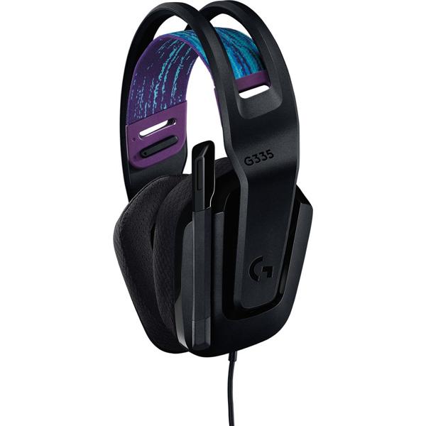 Headset Gamer G335, para PC, PlayStation, Xbox, Nintendo Switch, Mobile, Conexão P3, Driver 40mm, Arco Ajustável, Preto, 981-000977, Logitech G - CX 1 UN