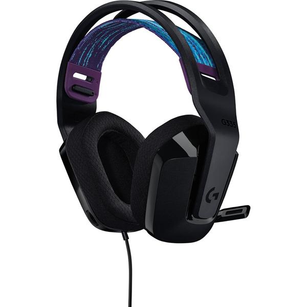 Headset Gamer G335, para PC, PlayStation, Xbox, Nintendo Switch, Mobile, Conexão P3, Driver 40mm, Arco Ajustável, Preto, 981-000977, Logitech G - CX 1 UN