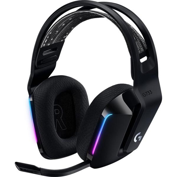 Headset Gamer Sem Fio Logitech G733 7.1 Dolby Surround - Preto - CX 1 UN