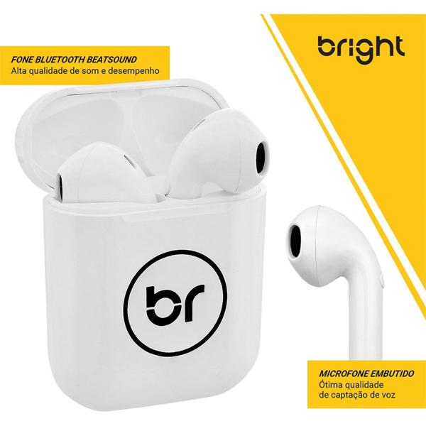 Fone de ouvido bluetooth Beatsound branco FN561 Bright CX 1 UN