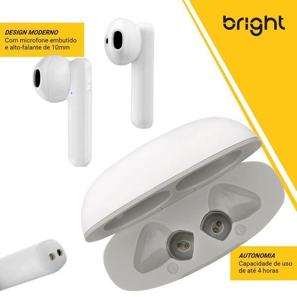 Fone de Ouvido Bluetooth Beatsound II, Branco, FN565, Bright - BT 1 UN