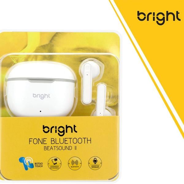 Fone de Ouvido Bluetooth Beatsound II, Branco, FN565, Bright - BT 1 UN