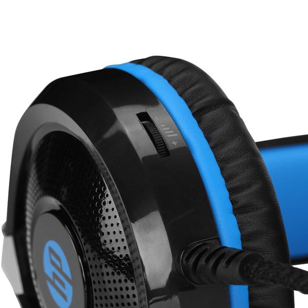 Headset Gamer P2 com USB blue light DHE-8010, 194Q8AA, HP - CX 1 UN