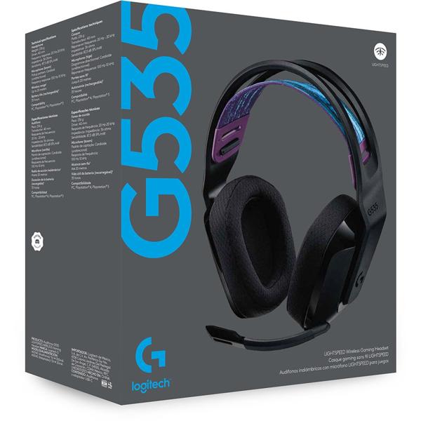 Headset Gamer, G535, Preto. 981-000971, Logitech G - CX 1 UN