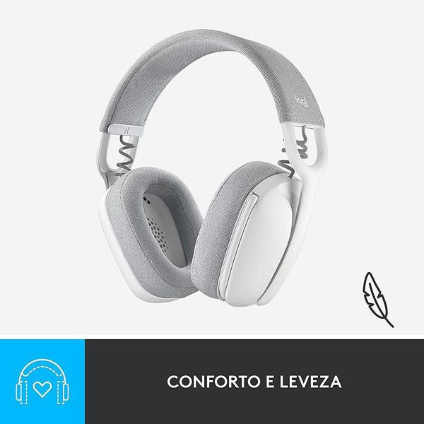 Headset sem fio, Bluetooth, Zone vibe 100, Off white, 981-001218, Logitech - CX 1 UN