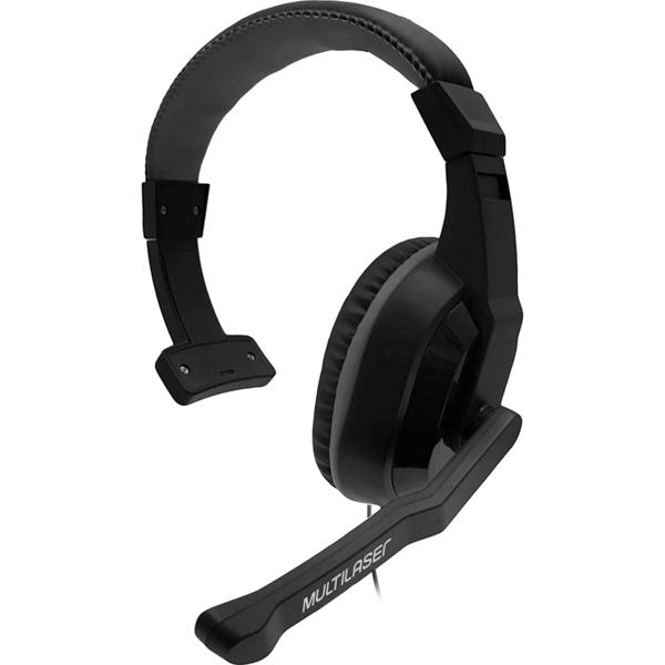 Headset P3 monoauricular, Preto, PH374, Multi - CX 1 UN