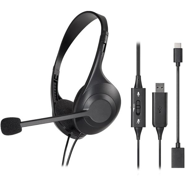 Headset USB Duplo com Microfone, Conexão USB com adpatador USB - C, ATH-102, Audiotechnica - CX 1 UN