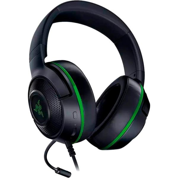 Headset Gamer Kraken X, Som Surround 7.1, Conexão P3, Blackgreen, RZ04028904, Razer - CX 1 UN