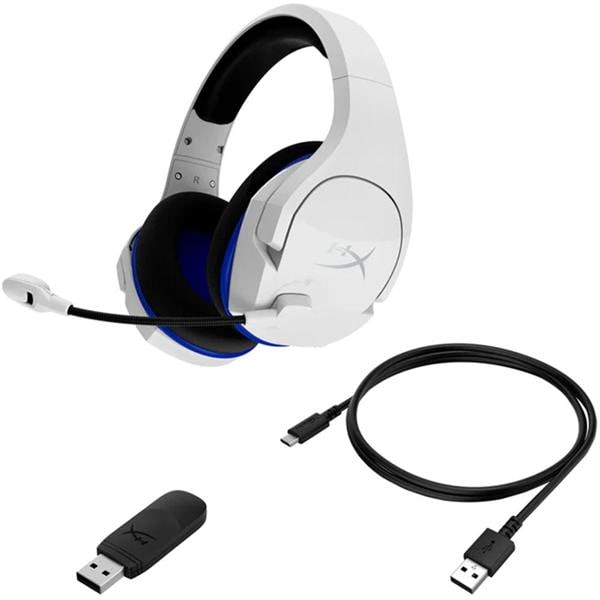 Headset Sem Fio Gamer, Cloud Stinger Core, Drivers 40mm, PS5 PS4 e PC, Branco e Azul, HHSS1C, 4P5J1AA, HyperX - CX 1 UN