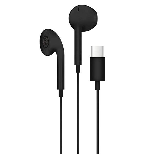 Fone de ouvido com microfone, conexão USB Tipo-C, Preto, R80, Loop Way - CX 1 UN