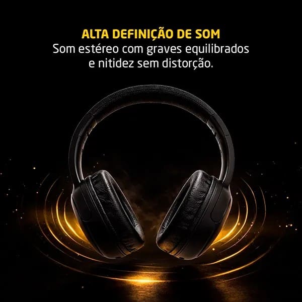 Headphone Bluetooth HB200, Preto, PH430, Pulse - CX 1 UN Headphone Bluetooth HB200, Preto, PH430, Pulse - CX 1 UN