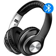 Headphone Bluetooth V33, Entrada P2, Slot de cartão TF, AUX, Microfone integrado, Preto, Loop Way - CX 1 UN Headphone Bluetooth V33, Entrada P2, Slot de cartão TF, AUX, Microfone integrado, Preto, Loop Way - CX 1 UN