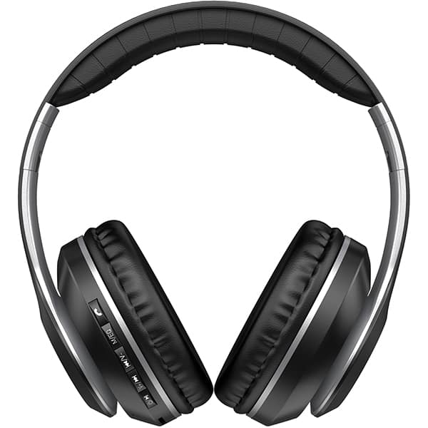 Headphone sem fio V33, Bluetooh 5.4, Entrada P2, Slot de cartão TF, AUX, Preto, Loop Way - CX 1 UN