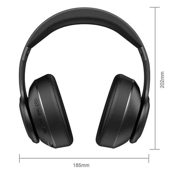Headphone Bluetooth 5.4 com Cancelamento de Ruído, P2, Preto, VJ369, Loop Way - CX 1 UN Headphone Bluetooth 5.4 com Cancelamento de Ruído, P2, Preto, VJ369, Loop Way - CX 1 UN