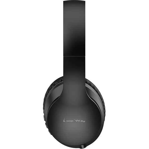 Headphone sem fio CH168, Bluetooh 5.4, Entrada P2, Slot de cartão TF, AUX, Preto, CH168, Loop Way - CX 1 UN