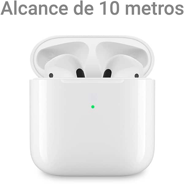 Fone de ouvido bluetooth TWS, Branco, Pro4, Loop Way - CX 1 UN