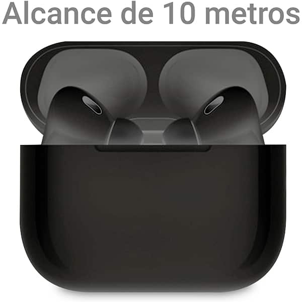 Fone de ouvido bluetooth TWS, Preto, 03D, Loop Way - CX 1 UN