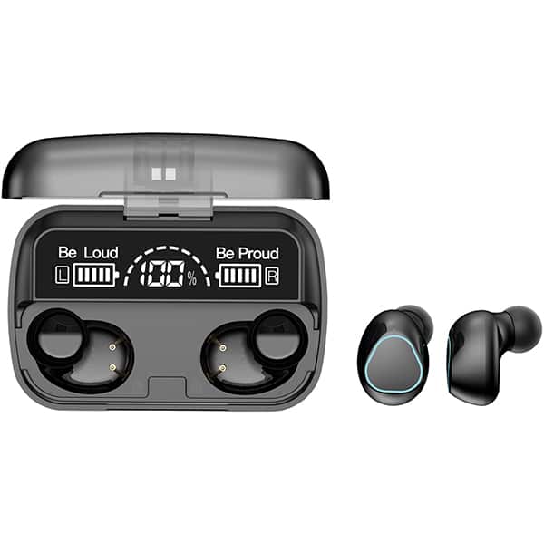 Fone de ouvido bluetooth TWS, Preto, M10, Loop Way - CX 1 UN