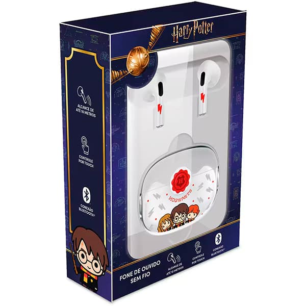 Fone de ouvido Bluetooth Harry Potter, TWS, LY03, Loop Way - CX 1 UN