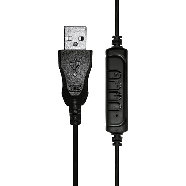 Headset mono com fio USB, YYS-918 App-Tech CX 1 UN