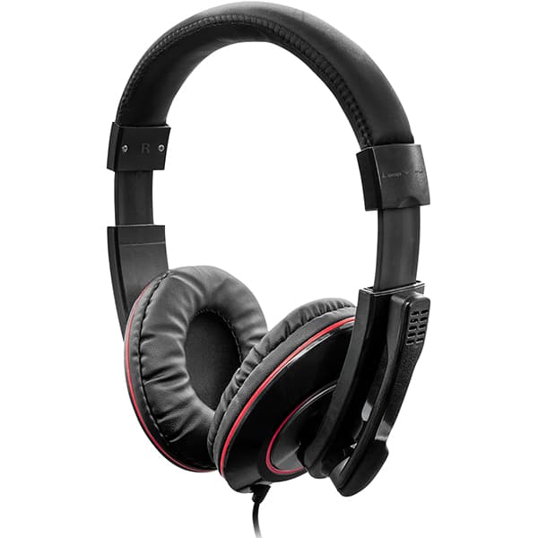Headset Gamer com fio P2, Preto e Vermelho, YYS-RP01, Loop Way - CX 1 UN