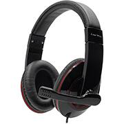 Headset Gamer com fio P3, Preto e Vermelho, YYS-RP01, Loop Way - CX 1 UN