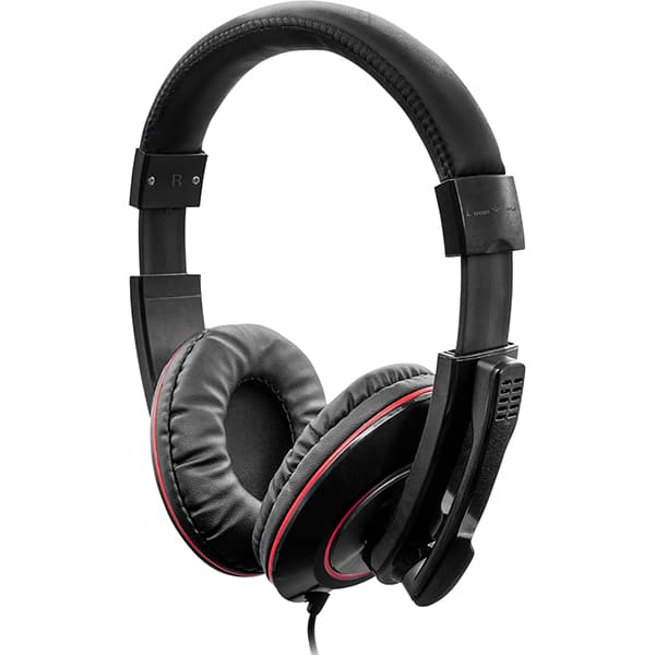 Headset Gamer com fio P3, Preto e Vermelho, YYS-RP01, Loop Way - CX 1 UN