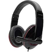 Headset Gamer com fio USB, Preto e Vermelho, YYS-RP01, Loop Way - CX 1 UN Headset Gamer com fio USB, Preto e Vermelho, YYS-RP01, Loop Way - CX 1 UN