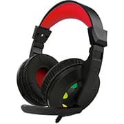 Headset Gamer com fio USB e P2, iluminação RGB, Preto e Vermelho, YYS-8500, Loop Way - CX 1 UN Headset Gamer com fio USB e P2, iluminação RGB, Preto e Vermelho, YYS-8500, Loop Way - CX 1 UN