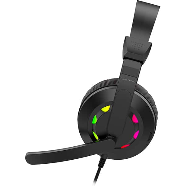 Headset Gamer com fio USB e P2, Preto e Vermelho, YYS-8500, Loop Way - CX 1 UN