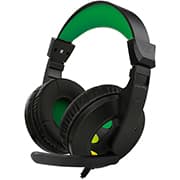 Headset Gamer com fio USB e P2, Iluminação RGB, Preto e Verde, YYS-8500, Loop Way - CX 1 UN Headset Gamer com fio USB e P2, Iluminação RGB, Preto e Verde, YYS-8500, Loop Way - CX 1 UN