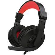 Headset Gamer com fio P3, Preto e Vermelho, YYS-8500, Loop Way - CX 1 UN