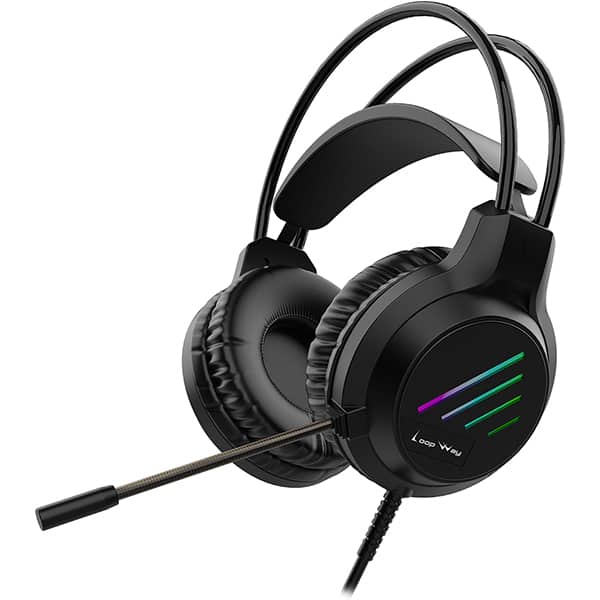 Headset Gamer com fio P3 e USB, Hastes ajustáveis, Microfone flexível, M19, Loop Way - CX 1 UN