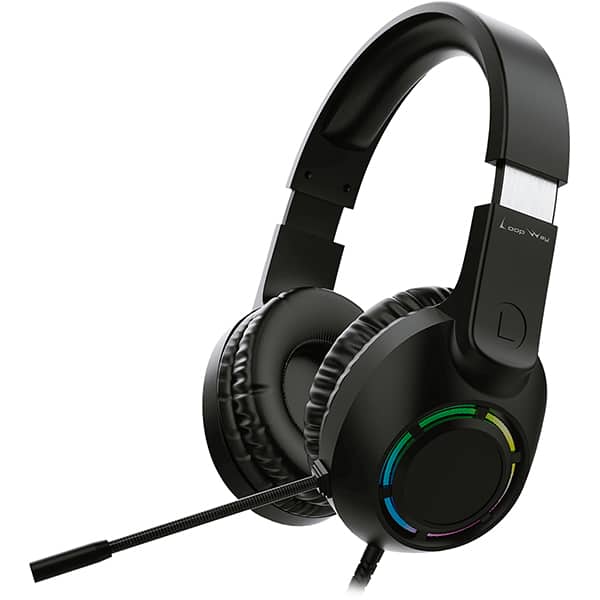 Headset Gamer com fio P3 e USB, Hastes ajustáveis, Microfone flexível, S19, Loop Way - CX 1 UN