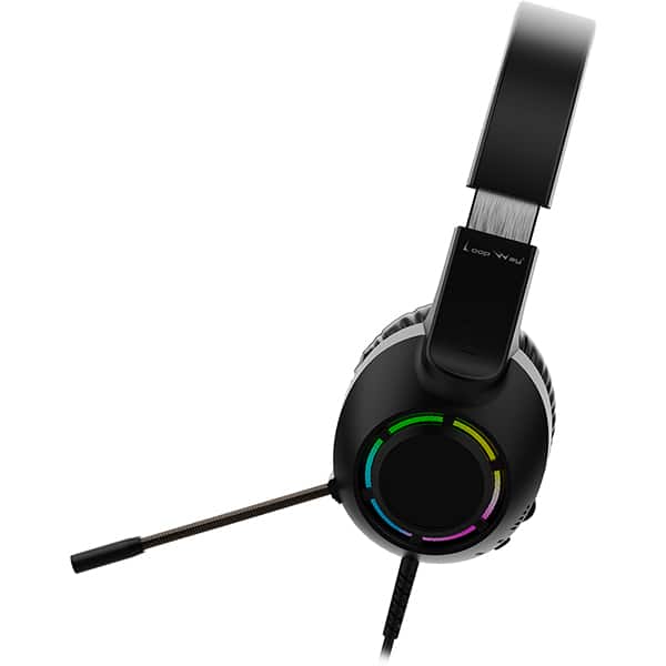 Headset Gamer com fio P3 e USB, Hastes ajustáveis, Microfone flexível, S19, Loop Way - CX 1 UN