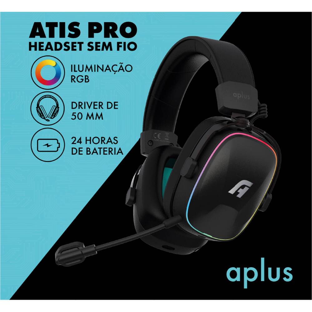 Headset Gamer P2 Atis Preto AH200 Aplus CX 1 UN Gamers Kalunga Headset Gamer P2 Atis Preto AH200 Aplus CX 1 UN Gamers Kalunga