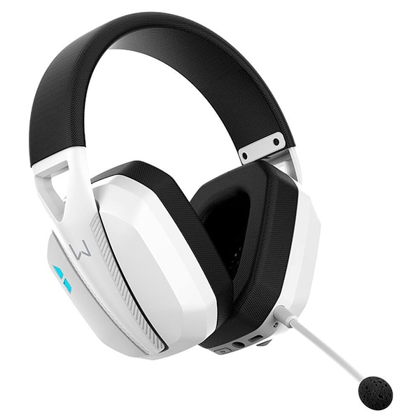 Headset Gamer sem fio, Conexão Bluetooh e P3, Preto e Branco, PH703, Warrior - CX 1 UN