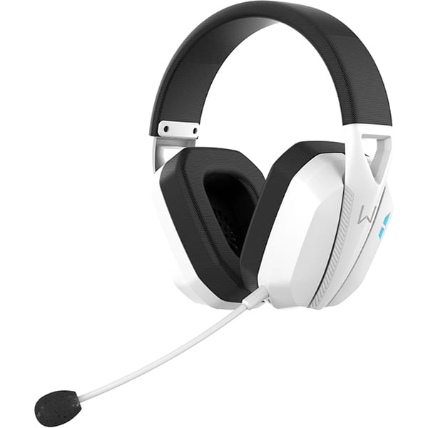 Headset Gamer sem fio, Conexão Bluetooh e P3, Preto e Branco, PH703, Warrior - CX 1 UN
