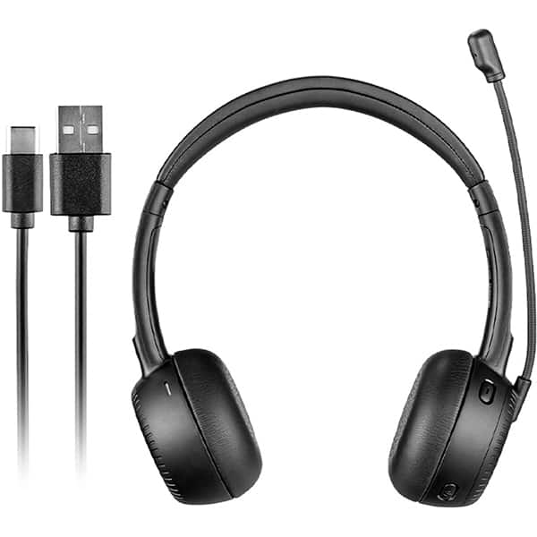 Headset Bluetooth HBT1500, Bateria Recarregável, Haste e Microfone Ajustáveis, Bluetooth 5.4, Microfone com cancelamento de Ruídos, PH503, Multi - CX 1 UN