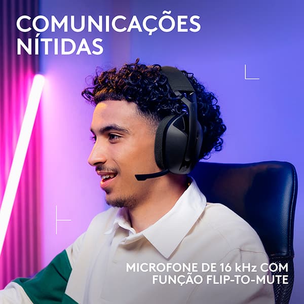 Headset Gamer G321 Lightspeed, Sem fio, Bluetooth, Preto, 981-001562, Logitech G - CX 1 UN
