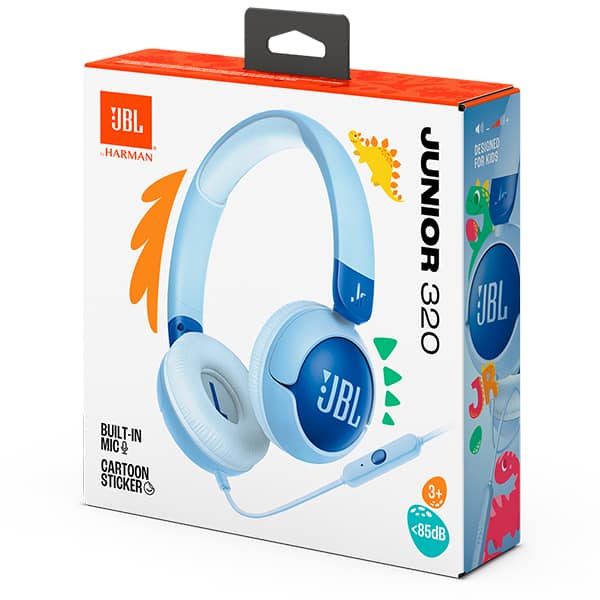 Headphone Bluetooth infantil Junior 320, Azul, JBL - CX 1 UN
