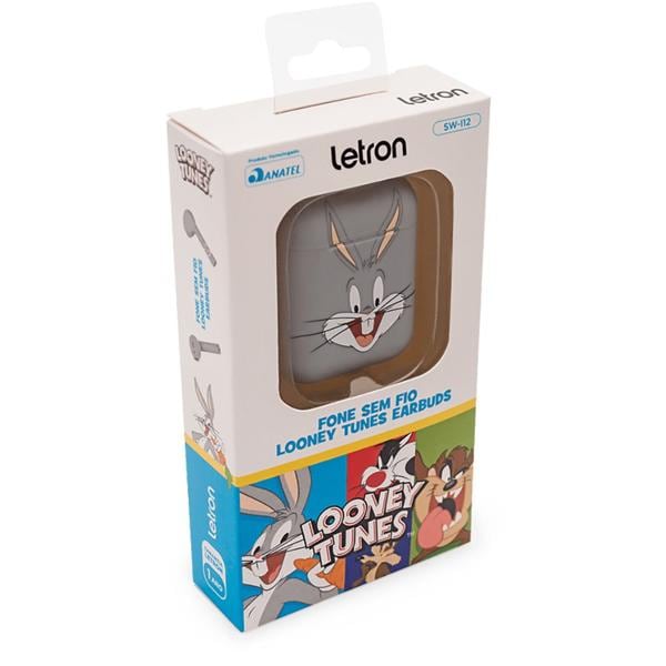 Fone de ouvido bluetooth, Looney Tunes, Pernalonga, 94427, Leonora - CX 1 UN