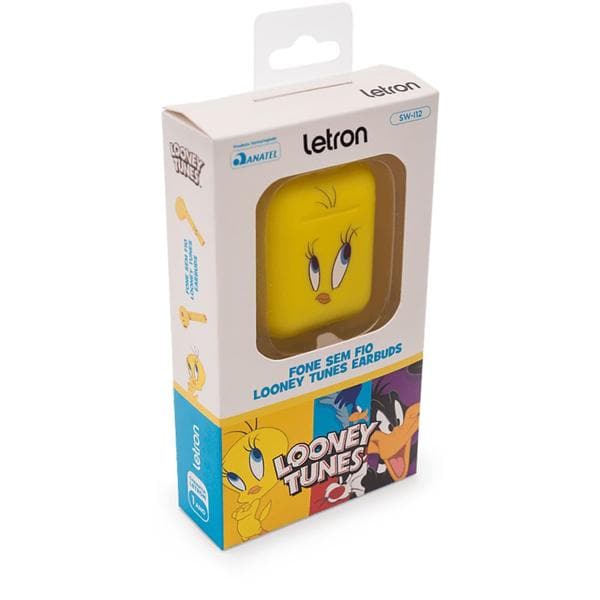 Fone de ouvido bluetooth, Looney Tunes, Piu piu, 94426, Leonora - CX 1 UN