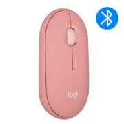 Mouse sem fio Logitech Pebble 2 M350s com Clique Silencioso, Conexão Bluetooth e Pilha Inclusa- Rosa CX 1 UN Mouse sem fio Logitech Pebble 2 M350s com Clique Silencioso, Conexão Bluetooth e Pilha Inclusa- Rosa CX 1 UN