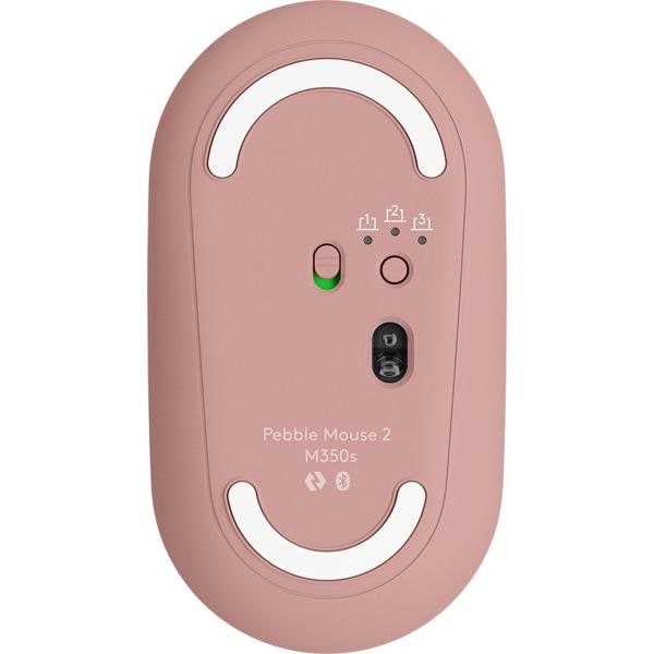 Mouse sem fio bluetooth Pebble 2, M350S, Rosa, 910-007048, Logitech - CX 1 UN