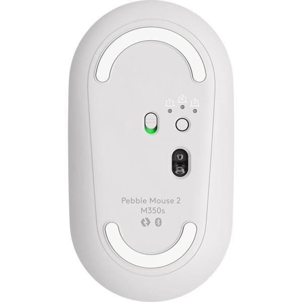 Mouse sem fio bluetooth Pebble 2, M350S, Branco, 910-007047, Logitech - CX 1 UN