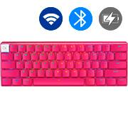 Teclado Mecânico Gamer Sem Fio Logitech G PRO X 60 LIGHTSPEED, RGB LIGHTSYNC, Conexão Bluetooth/USB, Compatível com Windows- Rosa Magenta CX 1 UN Teclado Mecânico Gamer Sem Fio Logitech G PRO X 60 LIGHTSPEED, RGB LIGHTSYNC, Conexão Bluetooth/USB, Compatível com Windows- Rosa Magenta CX 1 UN