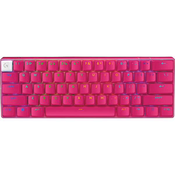 Teclado Mecânico Gamer Sem Fio, Pro X60, Magenta, 920-011940, Logitech - CX 1 UN