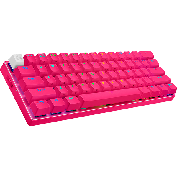 Teclado Mecânico Gamer Sem Fio, Pro X60, Magenta, 920-011940, Logitech - CX 1 UN